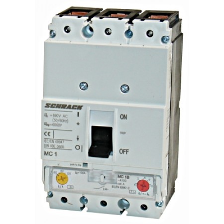 Intreruptor compact tip A 3p 160A 25kA Schrack Intreruptor compact tip A 3p 160A 25kA Schrack